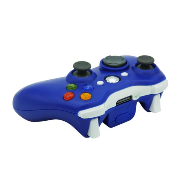 Joystick Inalambrico + Receptor Usb Compatible Para Xbox360 y Pc Azul