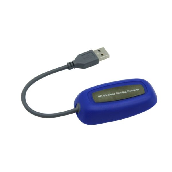Joystick Inalambrico + Receptor Usb Compatible Para Xbox360 y Pc Azul