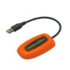 Joystick Inalambrico + Receptor Usb Compatible Para Xbox360 y Pc Naranja
