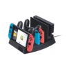 Soporte organizador y estacion de carga para Nintendo Switch