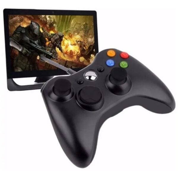 Joystick Control Mando Cableado Compatible Para Xbox360 y Pc Negro