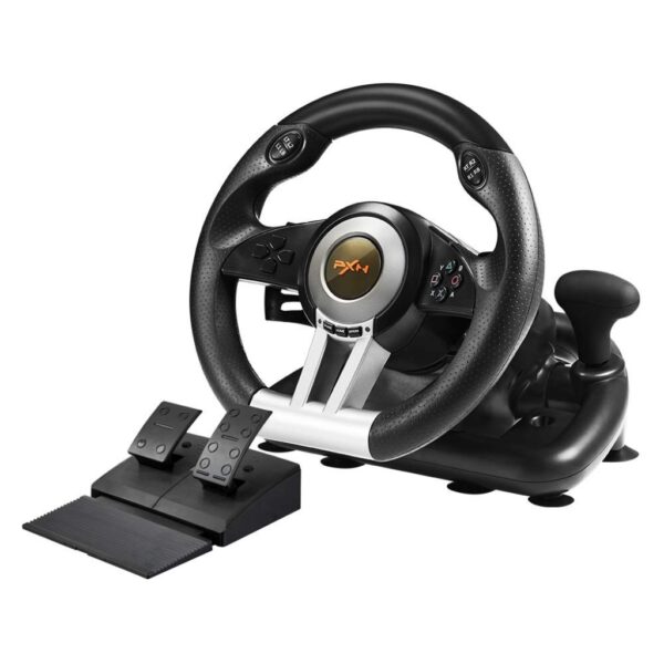 Volante Con Pedalera y Palanca de Cambios Compatible Para Pc Xbox One Switch Ps4 Ps3