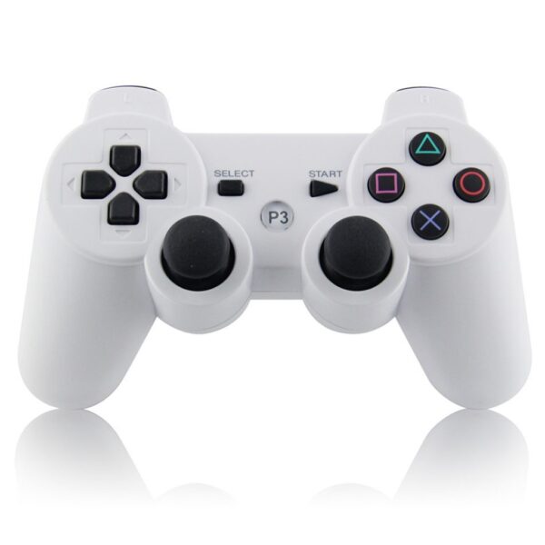 Joystick Inalambrico Compatible Con Ps3 Blanco