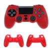 Funda Protector de Silicona Para Joystick Ps4 Rojo