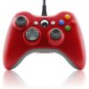 Joystick Control Mando Cableado Compatible Para Xbox360 y Pc Rojo