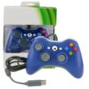 Joystick Control Mando Cableado Compatible Para Xbox360 y Pc Azul