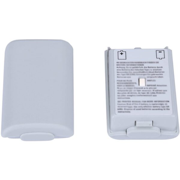 Tapa Trasera Pilas Joystick Para Xbox 360 Blanca