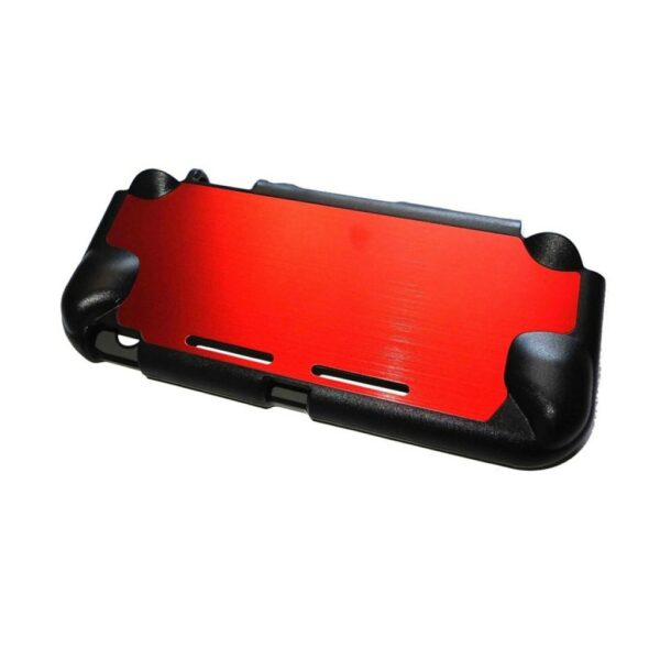 Estuche protector rigido aluminio para Nintendo Switch Lite rojo