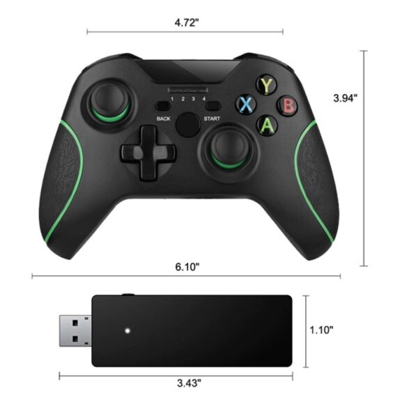 Joystick Inalambrico Recargable Para Xbox Series S / X One Ps3 y Pc Blanco