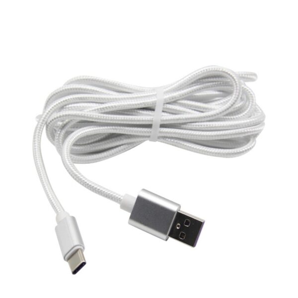 productos34_14770.jpg Cable de Carga Usb-c 3 Metros Reforzado Para Joystick Ps5 Blanco