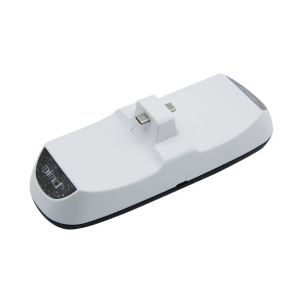 Base Carga Horizontal Dual de Joystick Control Mando Para Ps5 Blanco