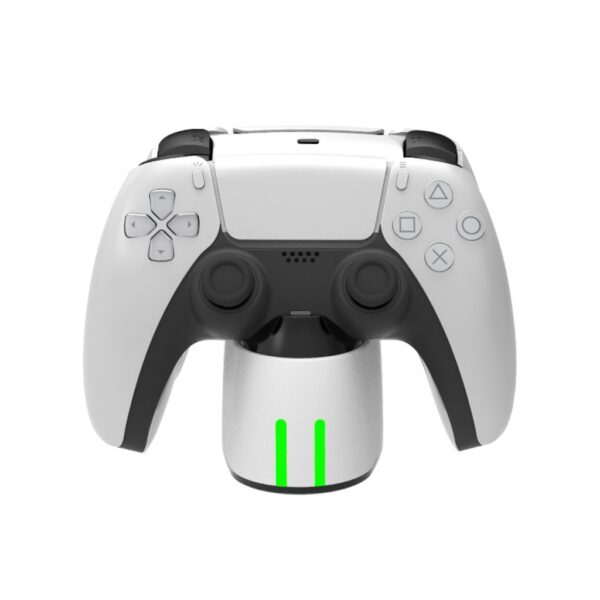 Base de Carga Dual Por Puerto Inferior Del Joystick Para Ps5 + Fuente