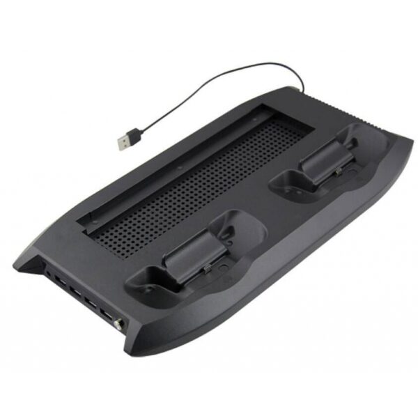 Base Ventilacion Carga Dual de Controles Hub Usb y Soporte de Juegos Para Xbox One Slim