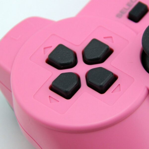 Joystick Inalambrico Compatible Con Ps3 Rosa
