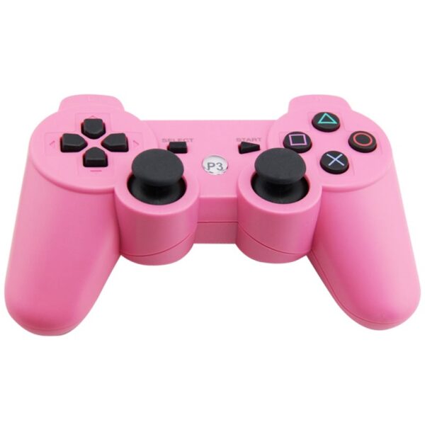 Joystick Inalambrico Compatible Con Ps3 Rosa