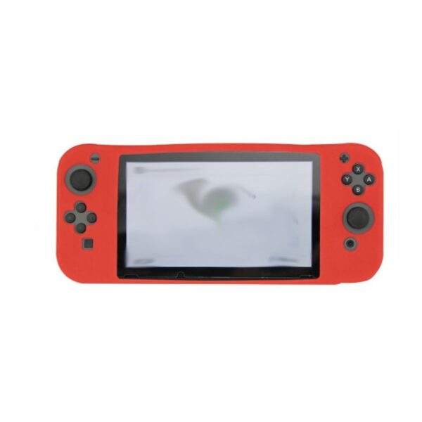 productos34_15022.jpg Funda protector silicona cubre consola y controles para Nintendo Switch rojo