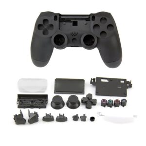 Carcasa Joystick Inalambrico Para Ps4 Negro V4