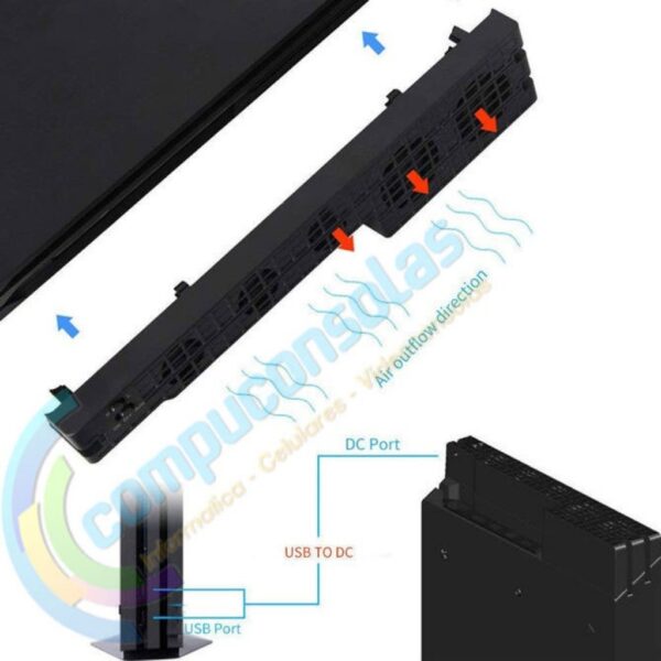 productos34_15074.jpg Ventilador Externo de 5 Fan Automatico y Control Velocidad para Ps4 Pro