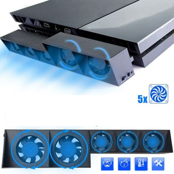 productos34_15078.jpg Ventilador Externo de 5 Fan Automatico y Control Velocidad para Ps4 Pro