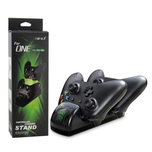 productos34_15105.jpg Base de Carga + 2 Baterias Recargables 1200mha Para Xbox One / Slim / X