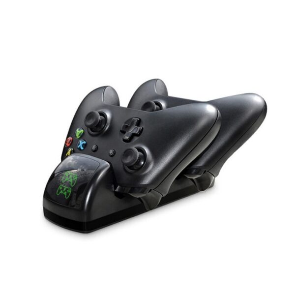 productos34_15107.jpg Base de Carga + 2 Baterias Recargables 1200mha Para Xbox One / Slim / X