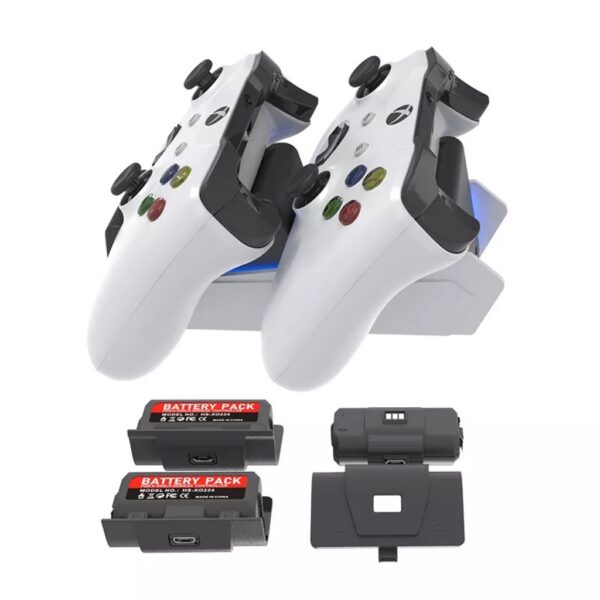 productos34_15163.jpg Base de Carga Doble Con 2 Baterías Para Xbox One y Series S|X