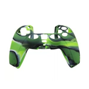 Funda Protector de Silicona Para Joystick Ps5 Camuflado Verde
