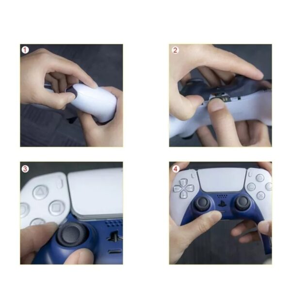 Carcasa Frontal de Joystick Intercambiable para Ps5 Rojo