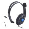 Auriculares MONOAURAL con micrófono acolchados para PS5 PS4 Xbox Series y SWITCH