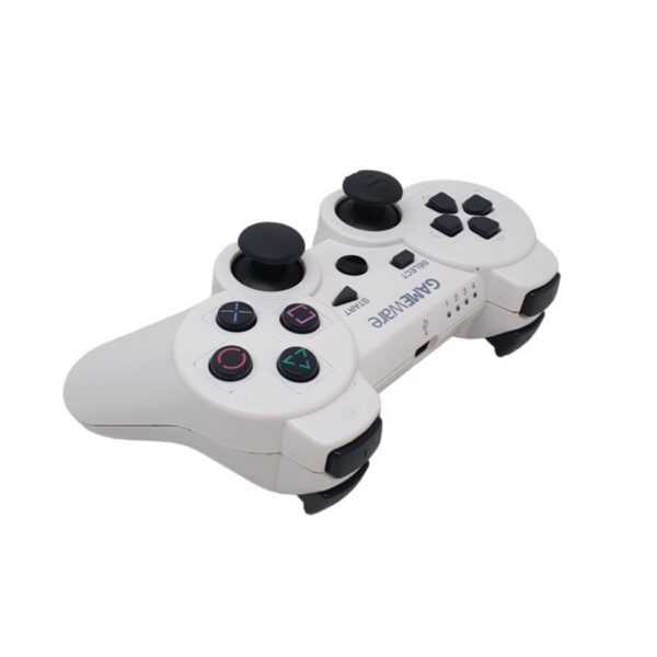 Joystick Inalambrico Gameware Compatible Para Ps3 Blanco