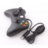 Joystick Control Mando Cableado Compatible Para Xbox360 y Pc Negro