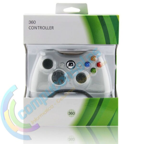 Joystick Inalambrico Compatible Para Xbox360 Blanco