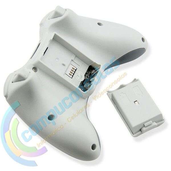 Joystick Inalambrico Compatible Para Xbox360 Blanco