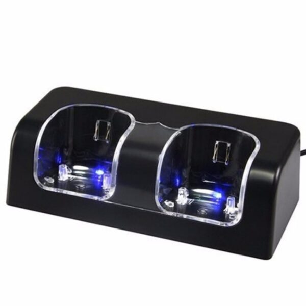 productos34_5572.jpeg Base Cargador Doble y 2 Baterias Recargables Para Wii Wiimote Negro