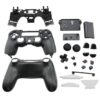Carcasa Joystick Inalambrico Para Ps4 Negro V1 V2