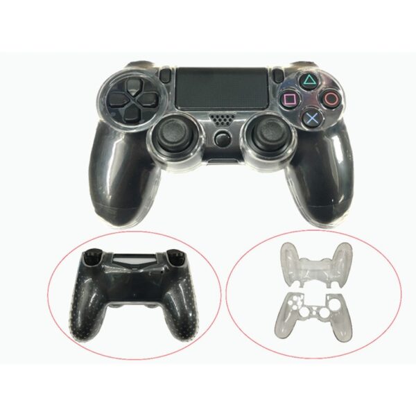 Funda Protector Transparente Plastico Rigido Joystick Para Ps4