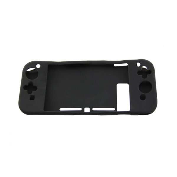 Funda protector silicona cubre consola y controles para Nintendo Switch negra