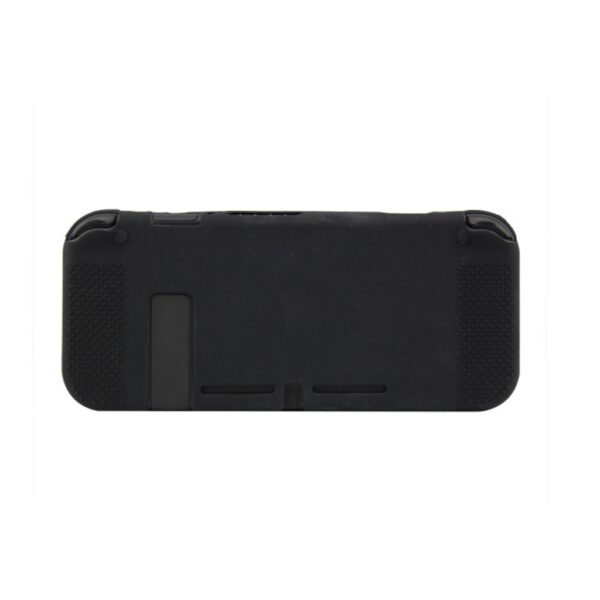 Funda protector silicona cubre consola y controles para Nintendo Switch negra
