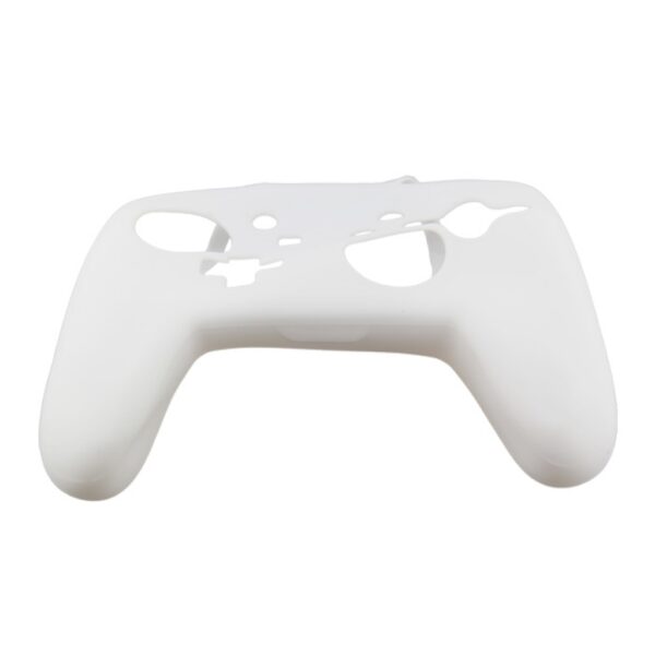 Funda protector de silicona joystick para Nintendo Switch Pro Controller blanca