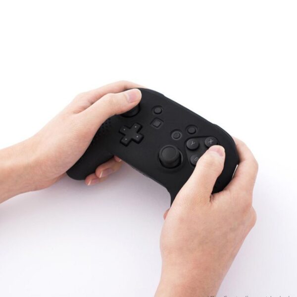 Funda protector de silicona joystick para Nintendo Switch Pro Controller blanca