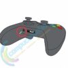 Carcasa de Joystick Mando Control Inalambrico Para Xbox One Negro Entrada Audio V1