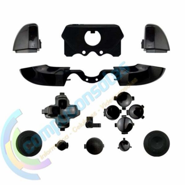 Carcasa de Joystick Mando Control Inalambrico Para Xbox One Negro Entrada Audio V1