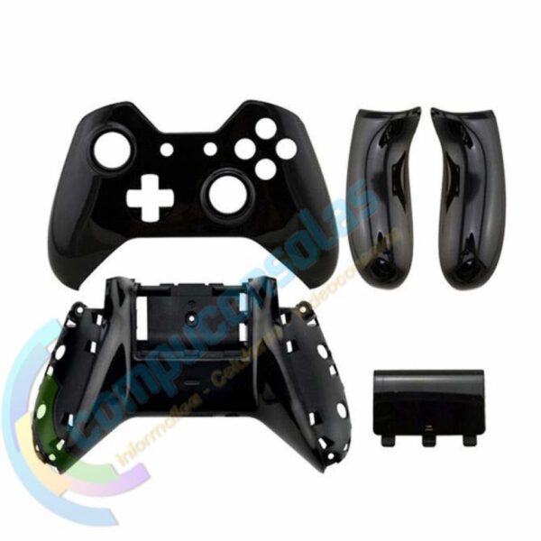 Carcasa de Joystick Mando Control Inalambrico Para Xbox One Negro Entrada Audio V1