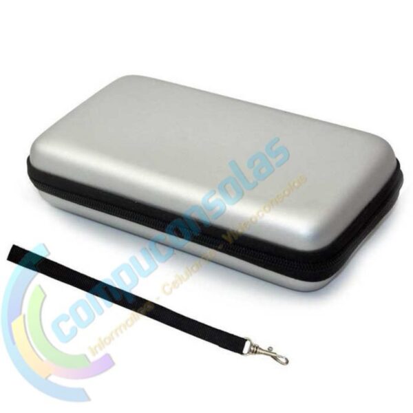 Estuche Protector Rigido Para Nintendo New 2ds Xl Plateado