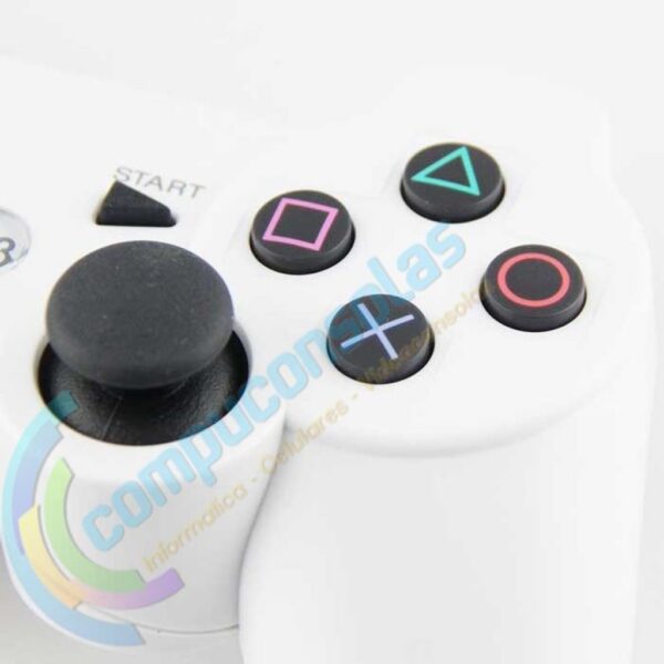 Joystick Inalambrico Compatible Con Ps3 Blanco