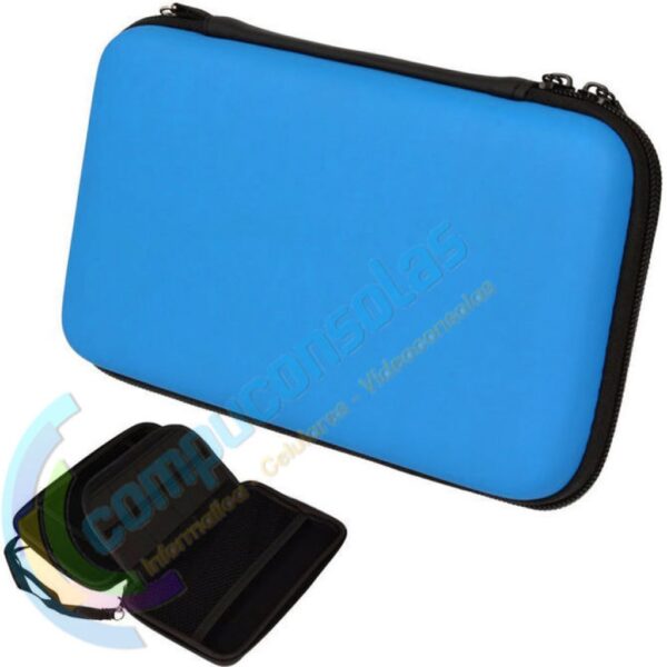 Estuche Protector Rigido Para Nintendo New 3ds Xl Celeste