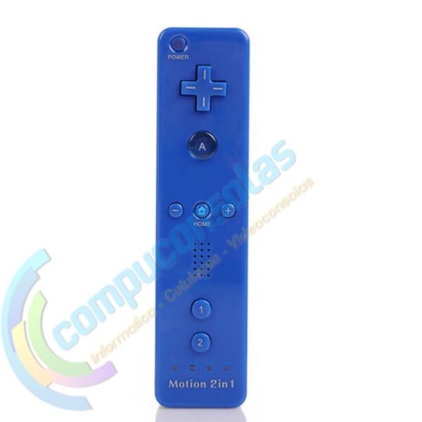 Joystick Compatible Wiimote Con Motion Plus + Nunchuk Azul