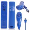 Joystick Compatible Wiimote Con Motion Plus + Nunchuk Azul