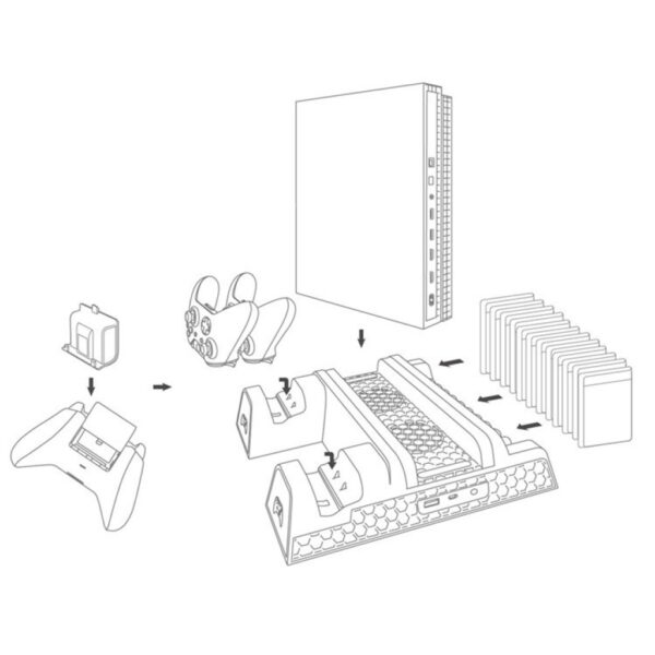 soporte-estacion-de-carga-refrigeracion-2-baterias-indicador-led-xbox-one-slim-x-9469-34.jpg Soporte Estacion de Carga Refrigeracion + 2 Baterias Indicador Led Para Xbox One / Slim / X