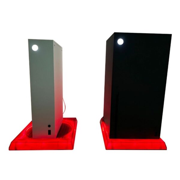Untitled design (2) Base Soporte Vertical con Luz RGB y Control Remoto Para Xbox Series X|S